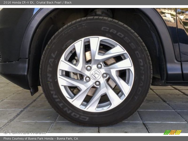Crystal Black Pearl / Black 2016 Honda CR-V EX