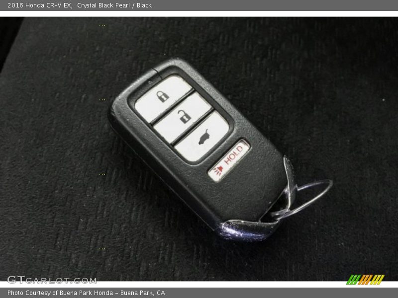 Crystal Black Pearl / Black 2016 Honda CR-V EX