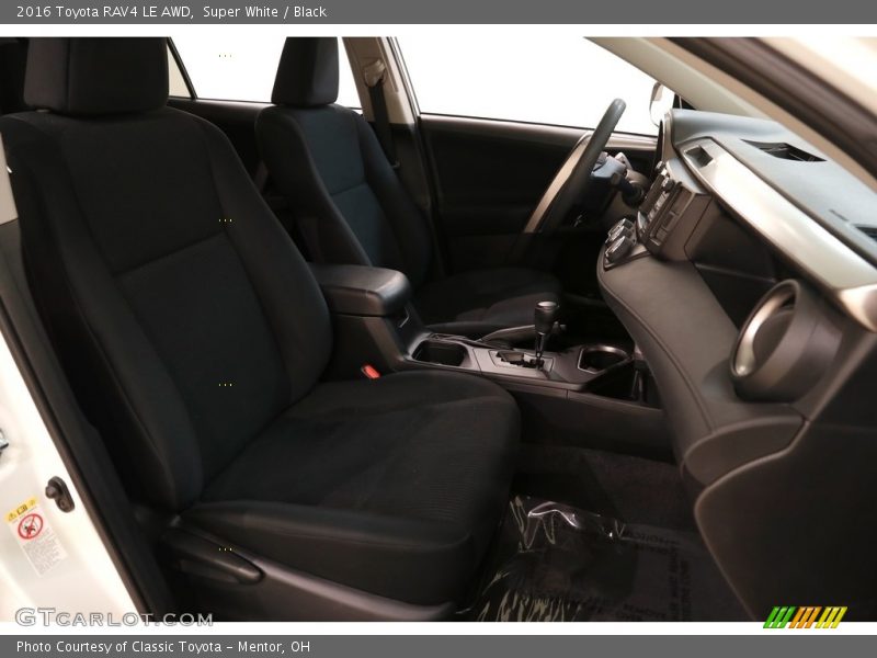 Super White / Black 2016 Toyota RAV4 LE AWD