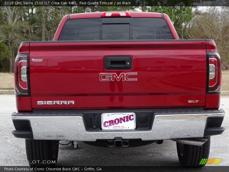 Red Quartz Tintcoat / Jet Black 2018 GMC Sierra 1500 SLT Crew Cab 4WD