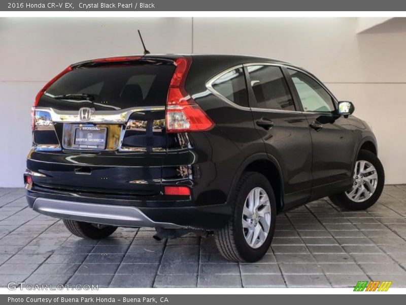 Crystal Black Pearl / Black 2016 Honda CR-V EX