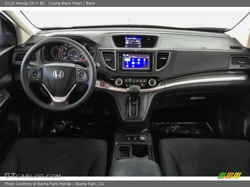 Crystal Black Pearl / Black 2016 Honda CR-V EX