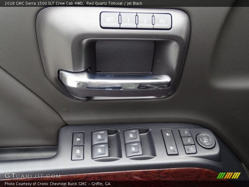 Red Quartz Tintcoat / Jet Black 2018 GMC Sierra 1500 SLT Crew Cab 4WD