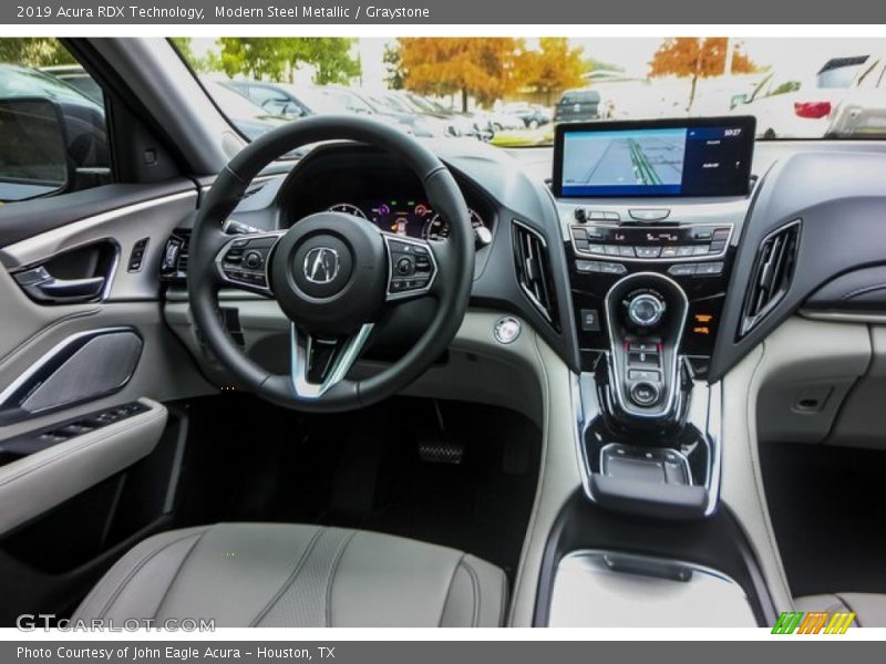 Modern Steel Metallic / Graystone 2019 Acura RDX Technology