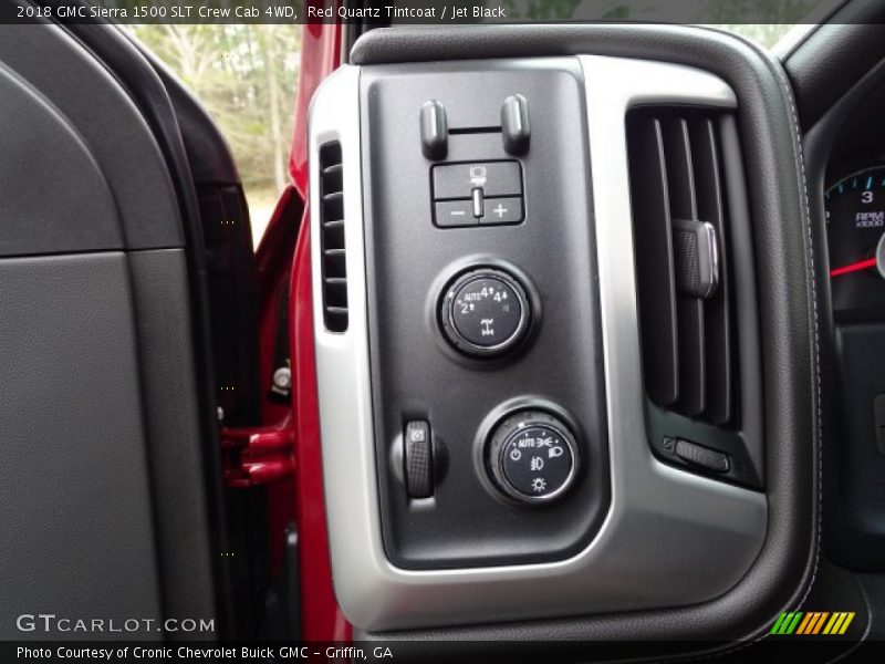 Red Quartz Tintcoat / Jet Black 2018 GMC Sierra 1500 SLT Crew Cab 4WD