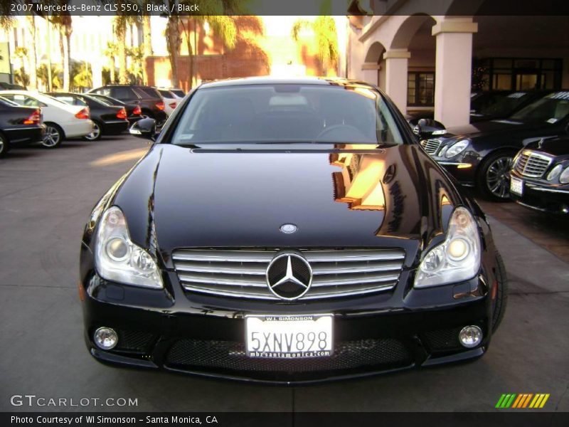 Black / Black 2007 Mercedes-Benz CLS 550