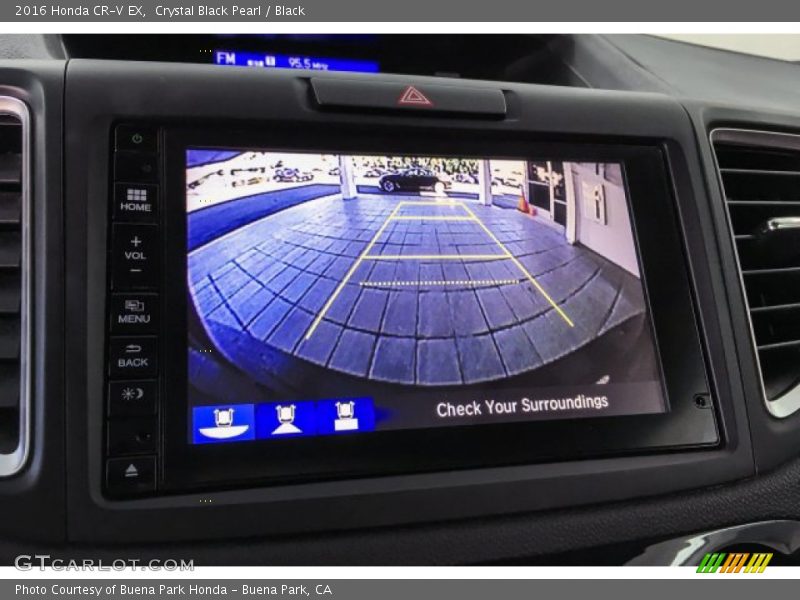 Crystal Black Pearl / Black 2016 Honda CR-V EX