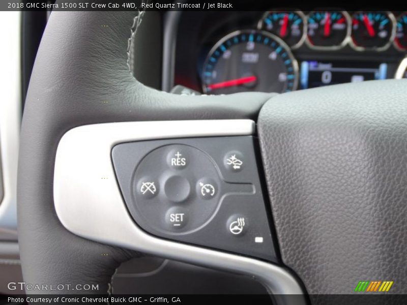 Red Quartz Tintcoat / Jet Black 2018 GMC Sierra 1500 SLT Crew Cab 4WD