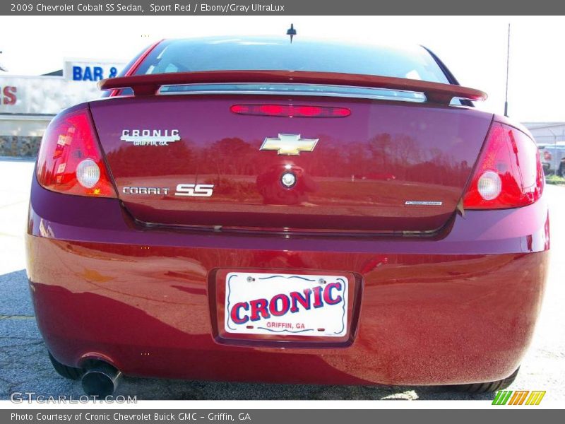Sport Red / Ebony/Gray UltraLux 2009 Chevrolet Cobalt SS Sedan