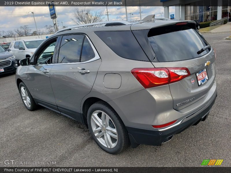 Pepperdust Metallic / Jet Black 2019 Chevrolet Equinox Premier AWD