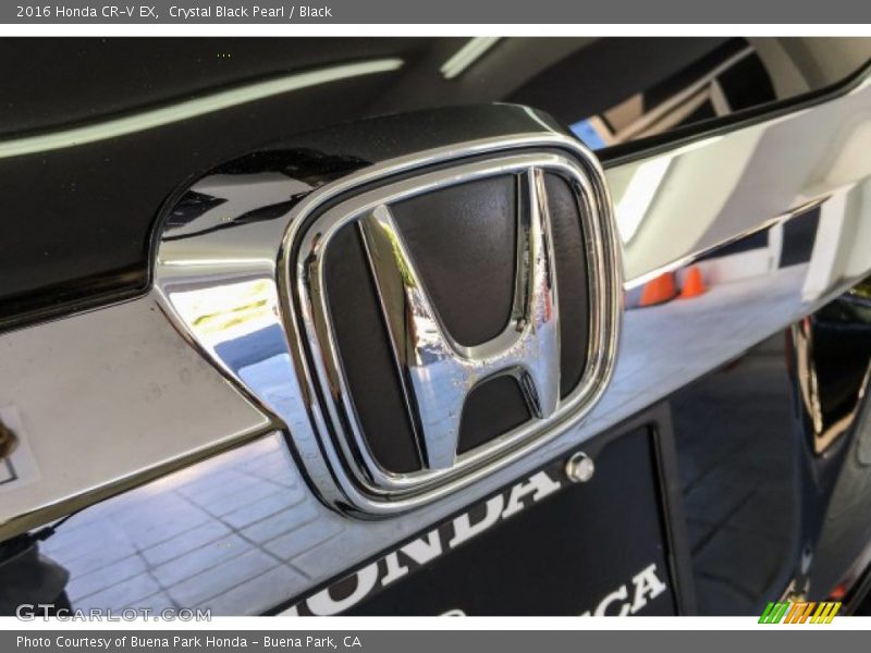 Crystal Black Pearl / Black 2016 Honda CR-V EX