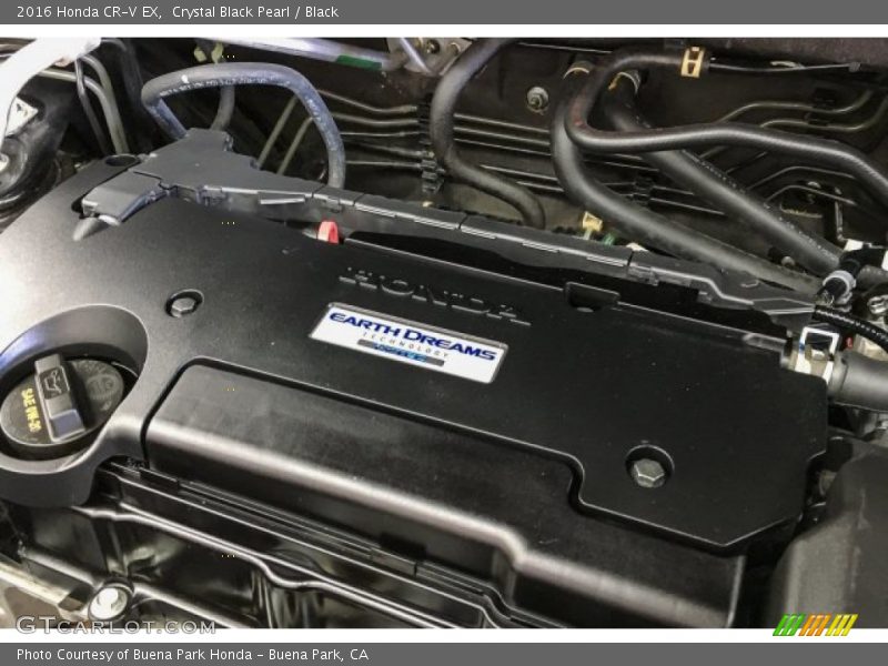 Crystal Black Pearl / Black 2016 Honda CR-V EX