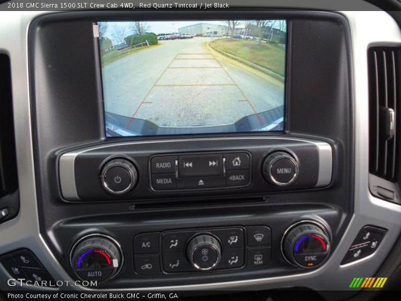Red Quartz Tintcoat / Jet Black 2018 GMC Sierra 1500 SLT Crew Cab 4WD