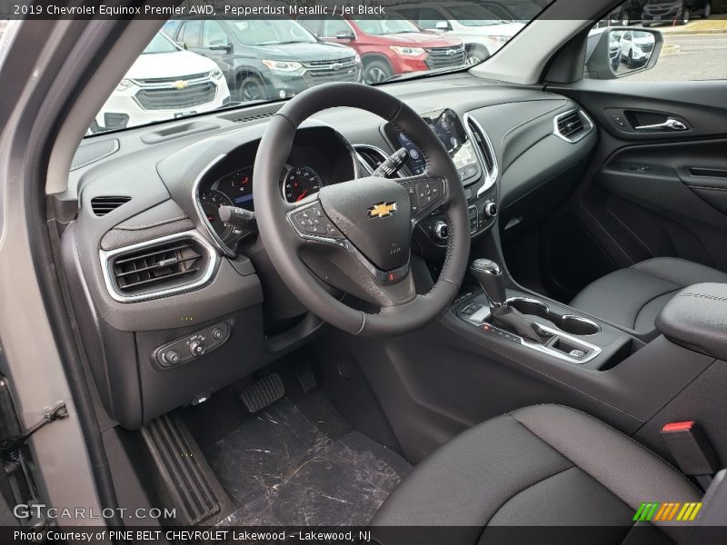 Pepperdust Metallic / Jet Black 2019 Chevrolet Equinox Premier AWD