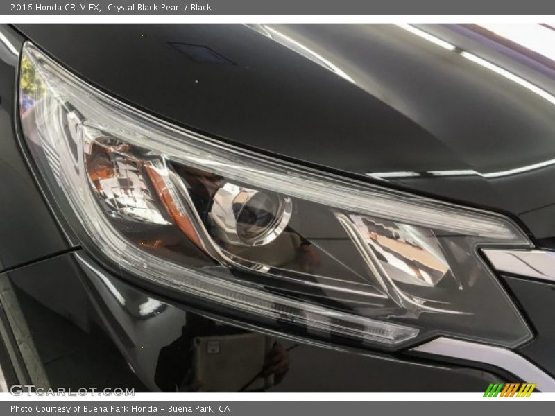 Crystal Black Pearl / Black 2016 Honda CR-V EX