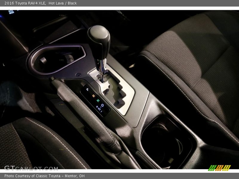 Hot Lava / Black 2016 Toyota RAV4 XLE