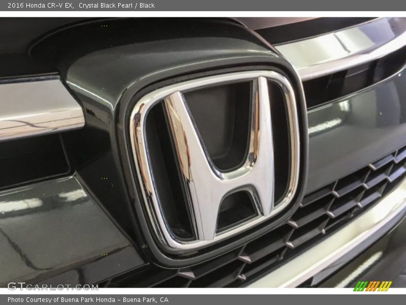 Crystal Black Pearl / Black 2016 Honda CR-V EX