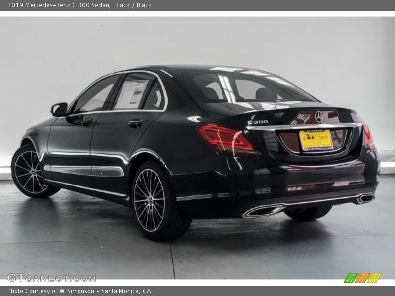 Black / Black 2019 Mercedes-Benz C 300 Sedan