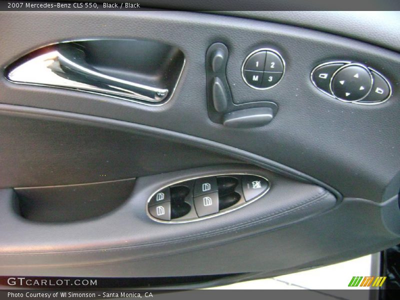 Black / Black 2007 Mercedes-Benz CLS 550