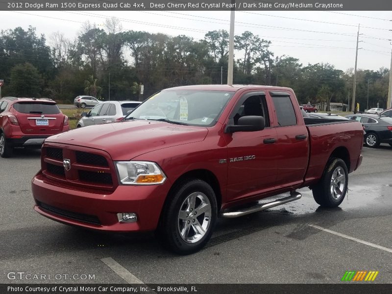 Deep Cherry Red Crystal Pearl / Dark Slate Gray/Medium Graystone 2012 Dodge Ram 1500 Express Quad Cab 4x4