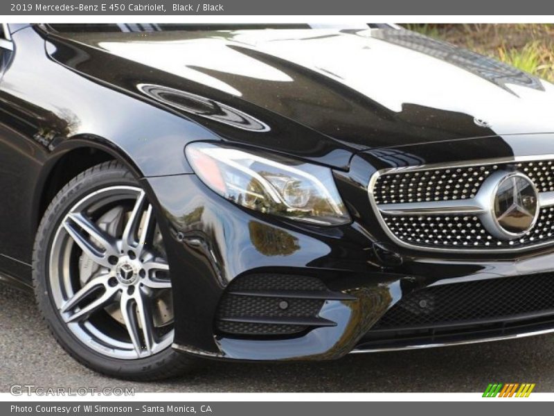 Black / Black 2019 Mercedes-Benz E 450 Cabriolet