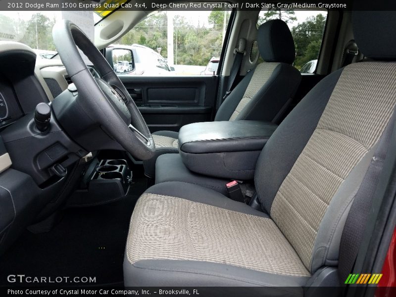 Deep Cherry Red Crystal Pearl / Dark Slate Gray/Medium Graystone 2012 Dodge Ram 1500 Express Quad Cab 4x4