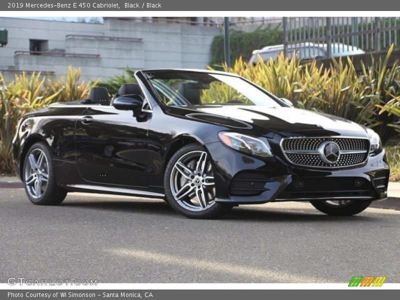 Black / Black 2019 Mercedes-Benz E 450 Cabriolet