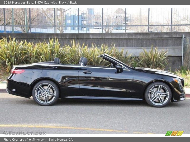 Black / Black 2019 Mercedes-Benz E 450 Cabriolet