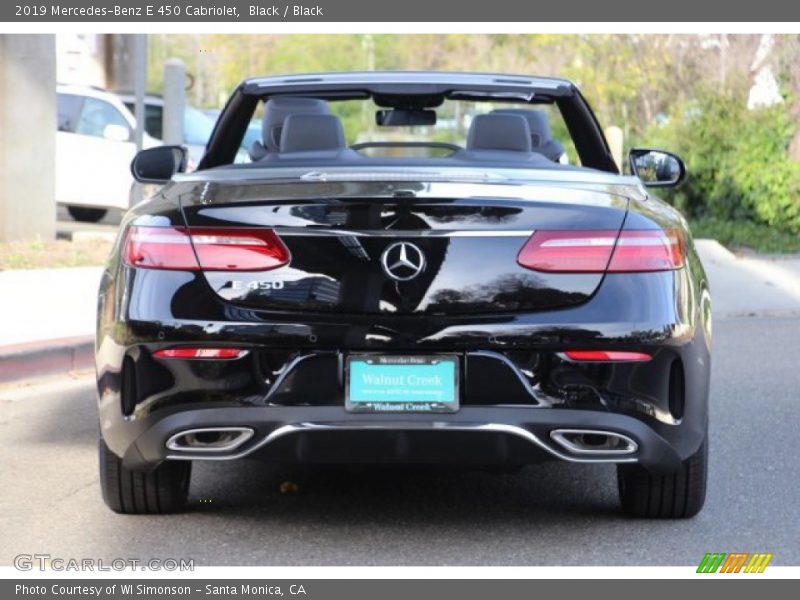 Black / Black 2019 Mercedes-Benz E 450 Cabriolet