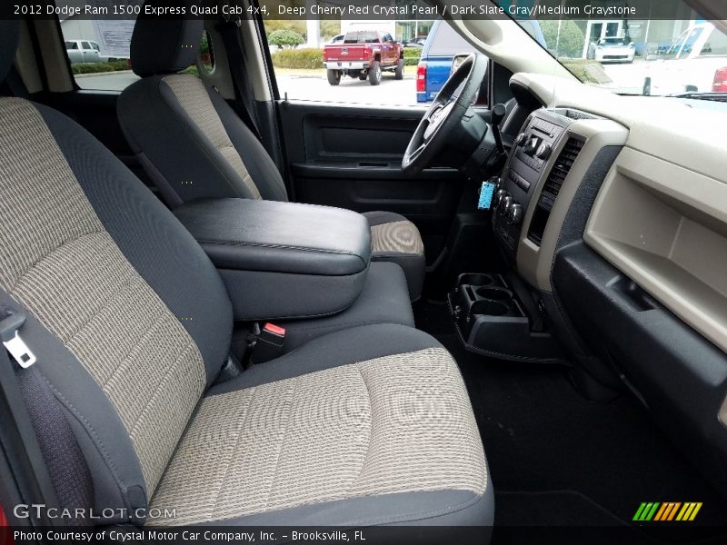 Deep Cherry Red Crystal Pearl / Dark Slate Gray/Medium Graystone 2012 Dodge Ram 1500 Express Quad Cab 4x4