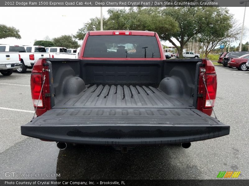Deep Cherry Red Crystal Pearl / Dark Slate Gray/Medium Graystone 2012 Dodge Ram 1500 Express Quad Cab 4x4