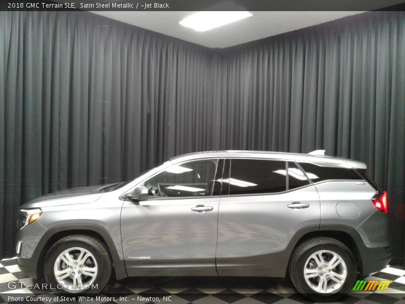 Satin Steel Metallic / ­Jet Black 2018 GMC Terrain SLE