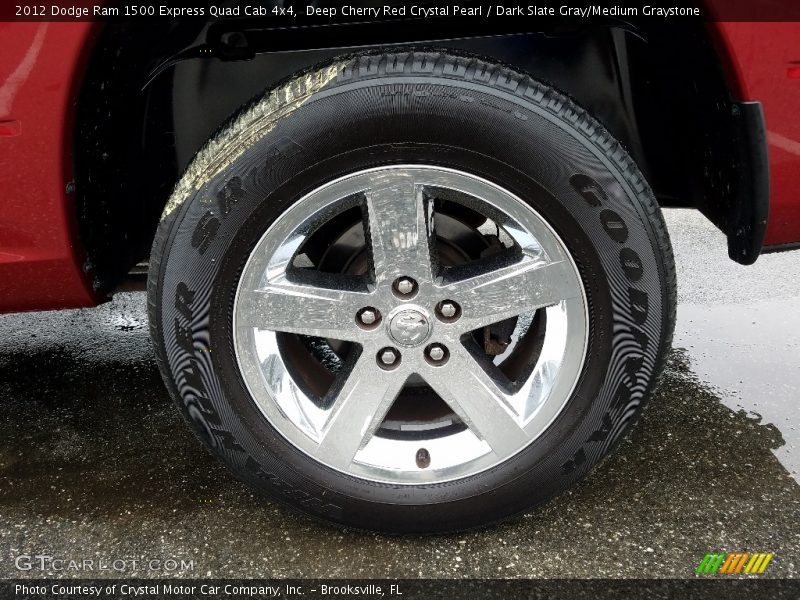 Deep Cherry Red Crystal Pearl / Dark Slate Gray/Medium Graystone 2012 Dodge Ram 1500 Express Quad Cab 4x4
