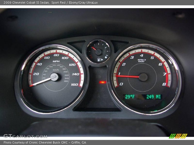 Sport Red / Ebony/Gray UltraLux 2009 Chevrolet Cobalt SS Sedan