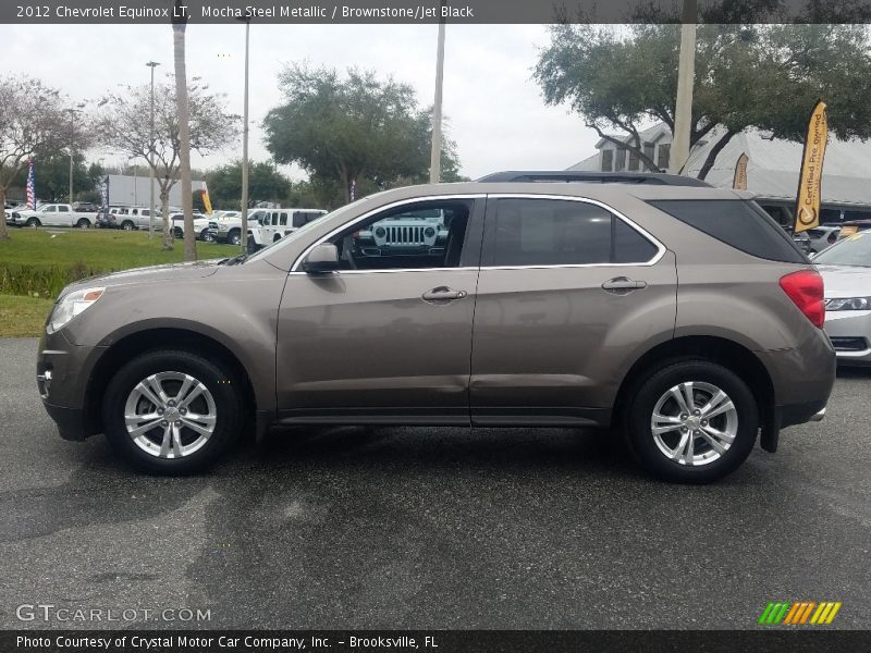 Mocha Steel Metallic / Brownstone/Jet Black 2012 Chevrolet Equinox LT