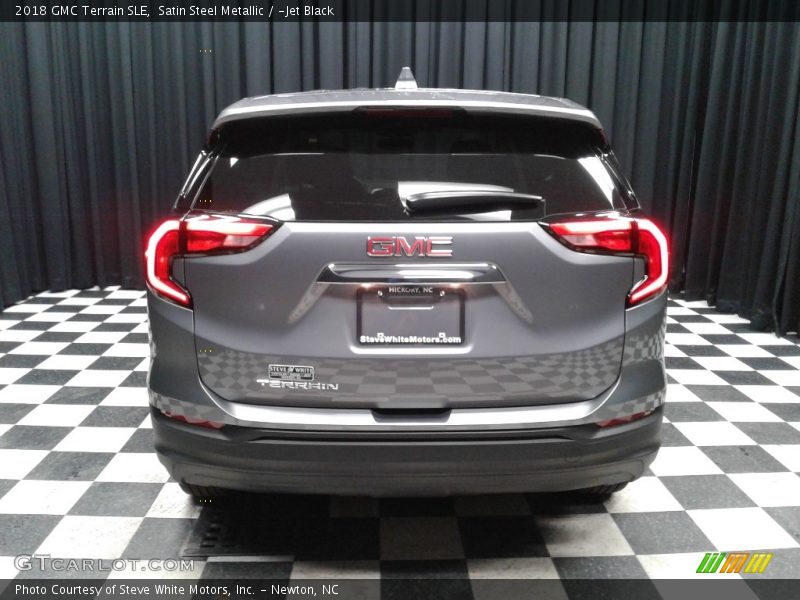 Satin Steel Metallic / ­Jet Black 2018 GMC Terrain SLE