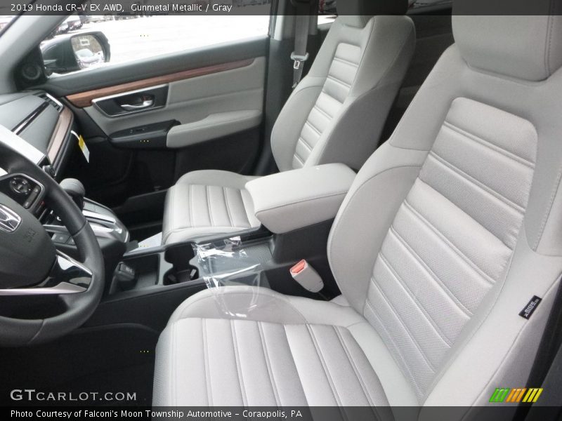 Gunmetal Metallic / Gray 2019 Honda CR-V EX AWD