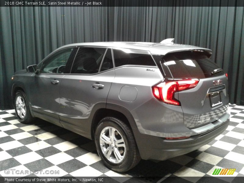 Satin Steel Metallic / ­Jet Black 2018 GMC Terrain SLE