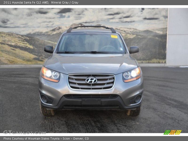 Mineral Gray / Gray 2011 Hyundai Santa Fe GLS AWD