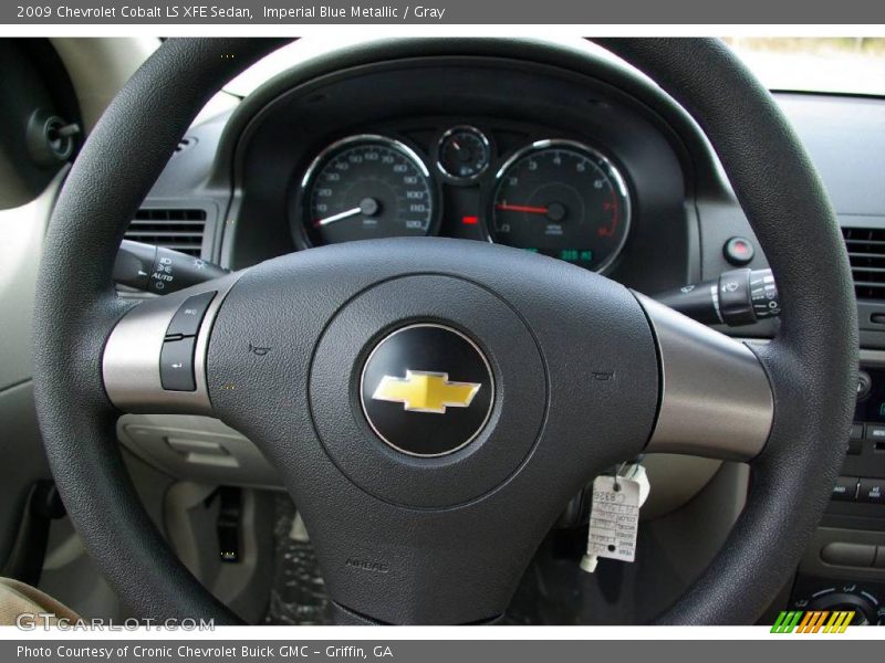 Imperial Blue Metallic / Gray 2009 Chevrolet Cobalt LS XFE Sedan