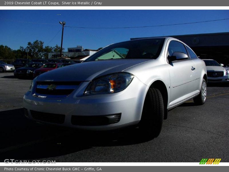 Silver Ice Metallic / Gray 2009 Chevrolet Cobalt LT Coupe