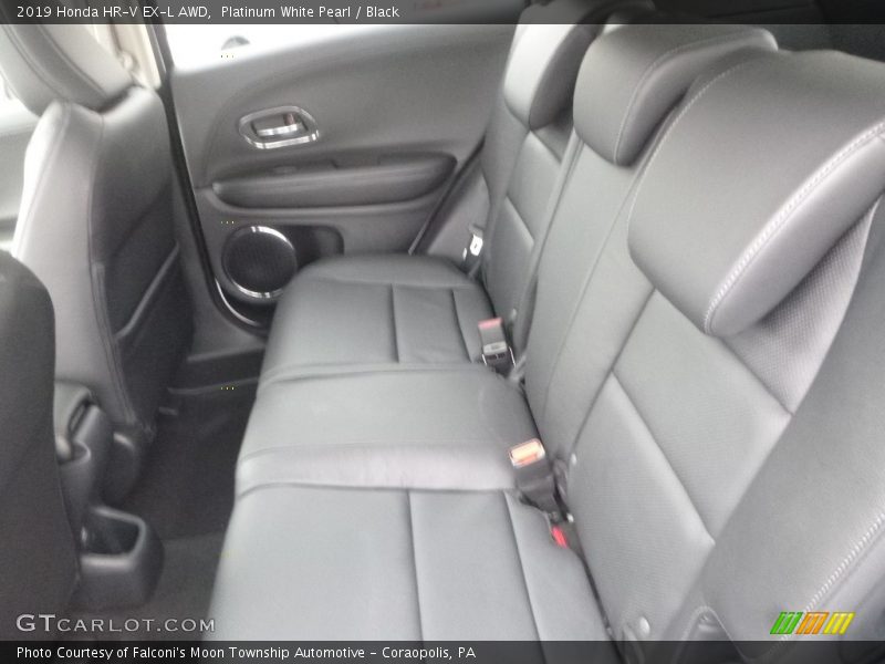 Platinum White Pearl / Black 2019 Honda HR-V EX-L AWD