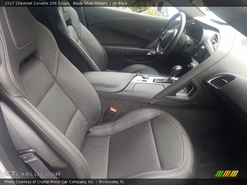 Blade Silver Metallic / Jet Black 2017 Chevrolet Corvette Z06 Coupe