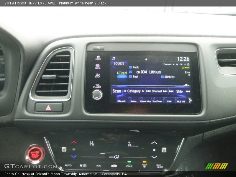 Platinum White Pearl / Black 2019 Honda HR-V EX-L AWD
