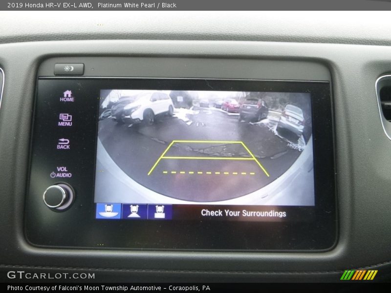 Platinum White Pearl / Black 2019 Honda HR-V EX-L AWD