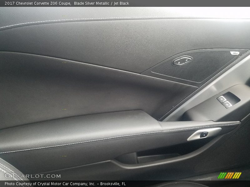 Blade Silver Metallic / Jet Black 2017 Chevrolet Corvette Z06 Coupe