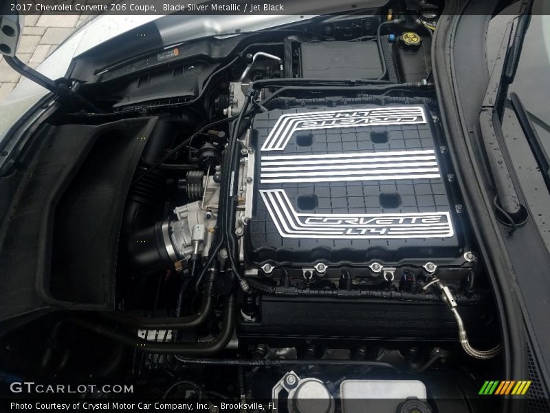 Blade Silver Metallic / Jet Black 2017 Chevrolet Corvette Z06 Coupe