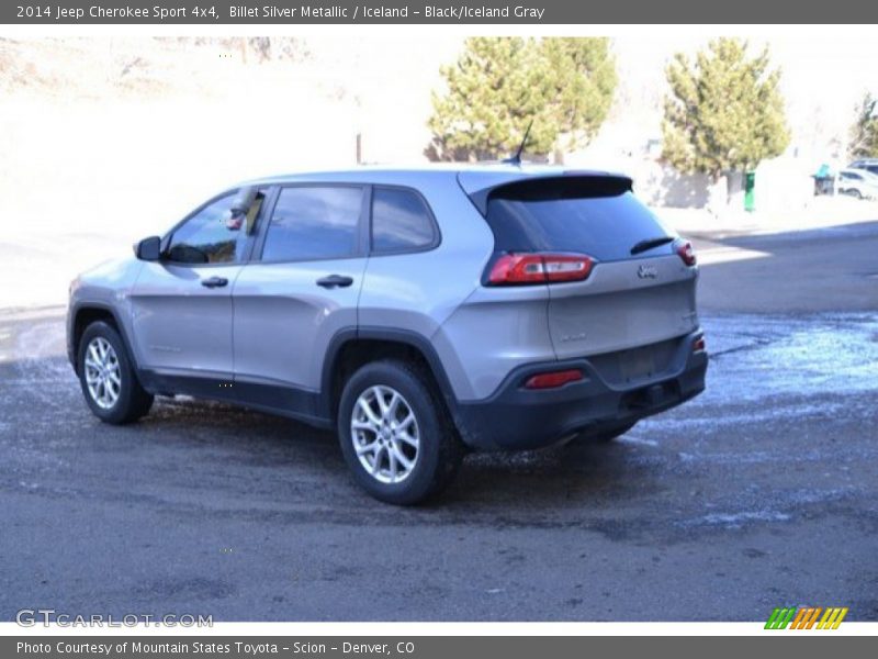 Billet Silver Metallic / Iceland - Black/Iceland Gray 2014 Jeep Cherokee Sport 4x4