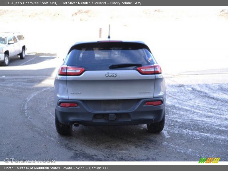 Billet Silver Metallic / Iceland - Black/Iceland Gray 2014 Jeep Cherokee Sport 4x4