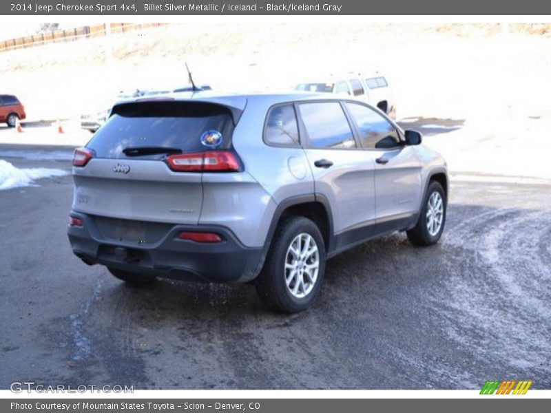 Billet Silver Metallic / Iceland - Black/Iceland Gray 2014 Jeep Cherokee Sport 4x4